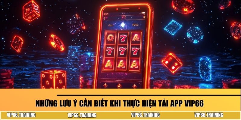 Những lưu ý cần biết khi thực hiện tải app VIP66 